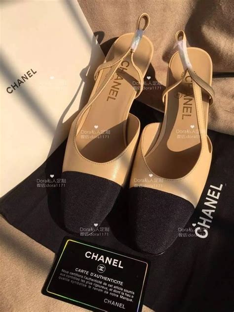 chanel 双色 shoes